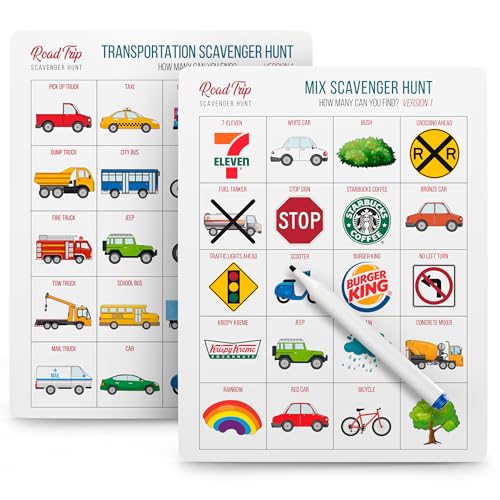 WELL BALANCED Car Bingo - Road Trip Essentials: Car Activities and Games for Kids Ages 4-8 ProductsLogo