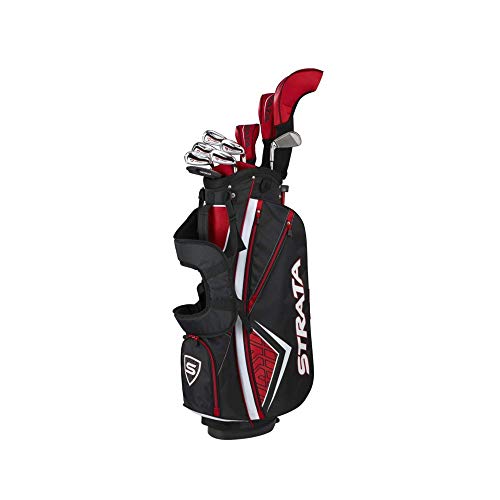 Callaway Golf Men's Strata Plus Complete 14 Piece Set (Right Hand, Steel), Red, Regular ProductsLogo