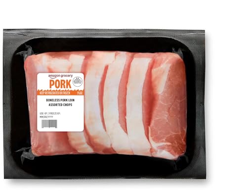 Amazon Grocery, Pork Loin Assorted Chops, Boneless, Value Pack, Weight Varies ProductsLogo