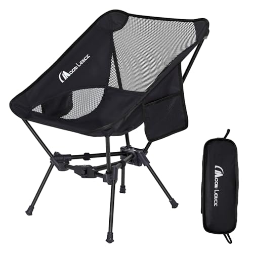 MOON LENCE Portable Camping Chair Backpacking Chair - The 4th Generation Ultralight Folding Chair - Compact, Lightweight Foldable Chairs for Hiking Mountaineering Beach ProductsLogo